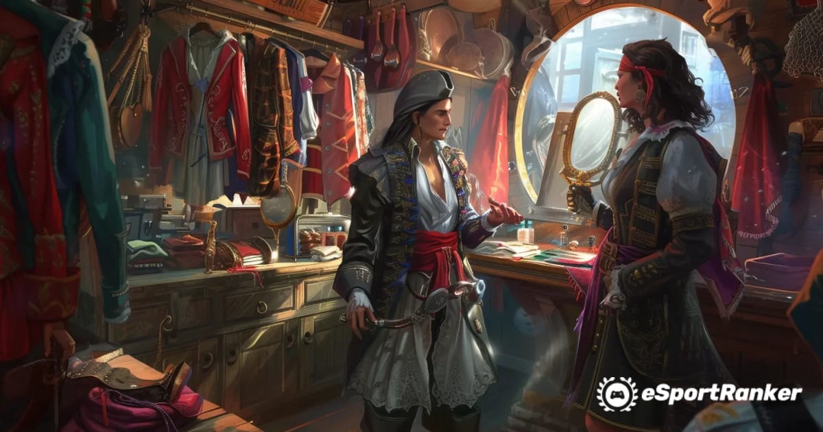 Personalizoni stilin tuaj pirate në Kafkë dhe Kocka: Ndryshoni Rrobat dhe Zhbllokoni më shumë opsione